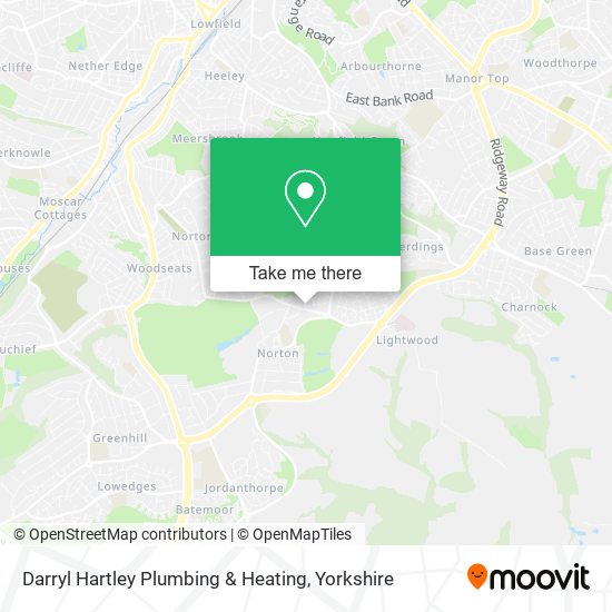 Darryl Hartley Plumbing & Heating map