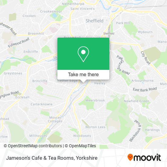 Jameson's Cafe & Tea Rooms map