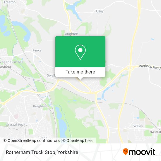 Rotherham Truck Stop map