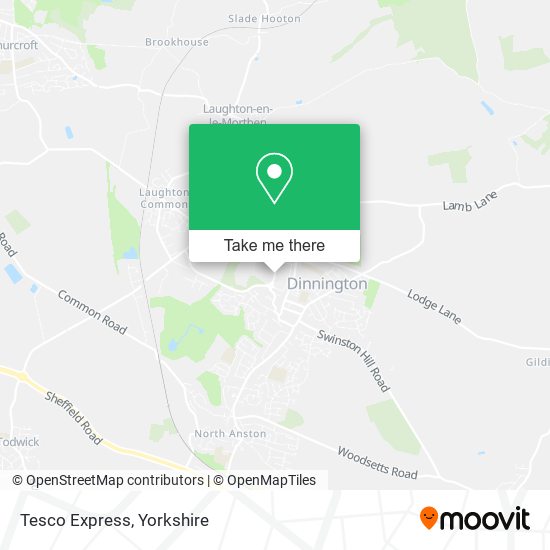 Tesco Express map