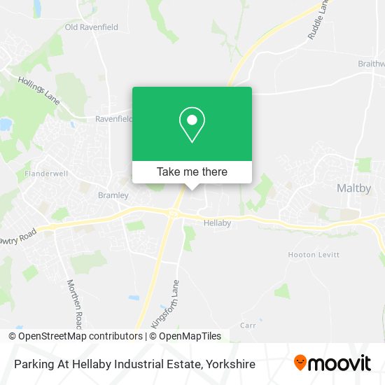 Parking At Hellaby Industrial Estate map