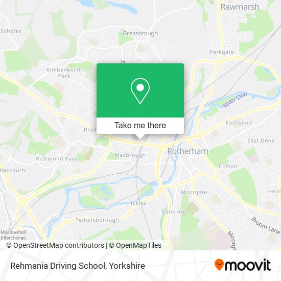 Rehmania Driving School map