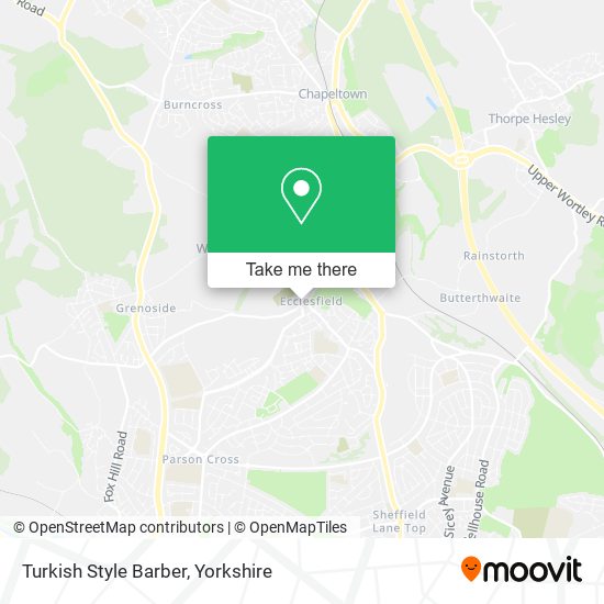 Turkish Style Barber map