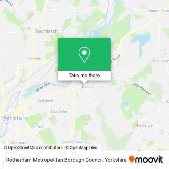 Rotherham Metropolitan Borough Council map