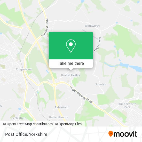 Post Office map