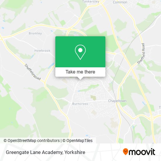 Greengate Lane Academy map