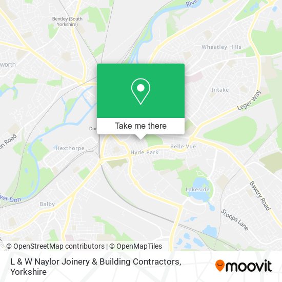 L & W Naylor Joinery & Building Contractors map