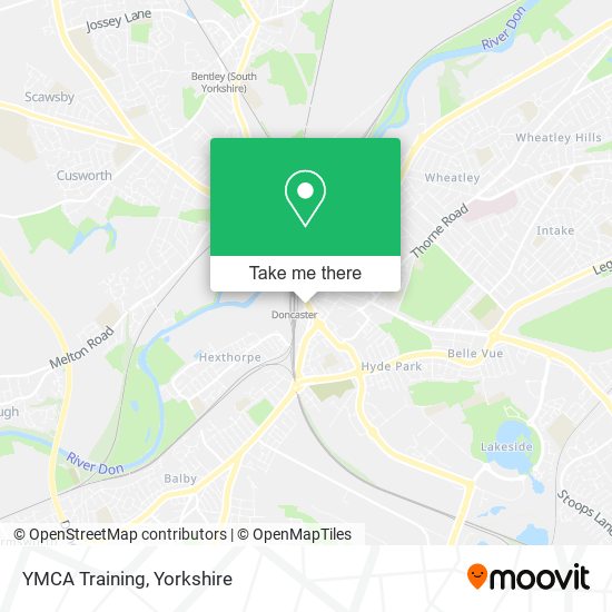 YMCA Training map