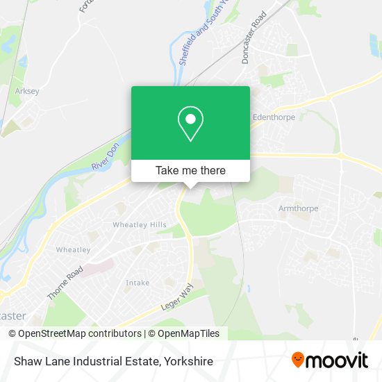 Shaw Lane Industrial Estate map