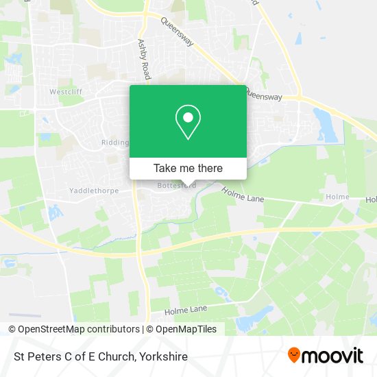 St Peters C of E Church map