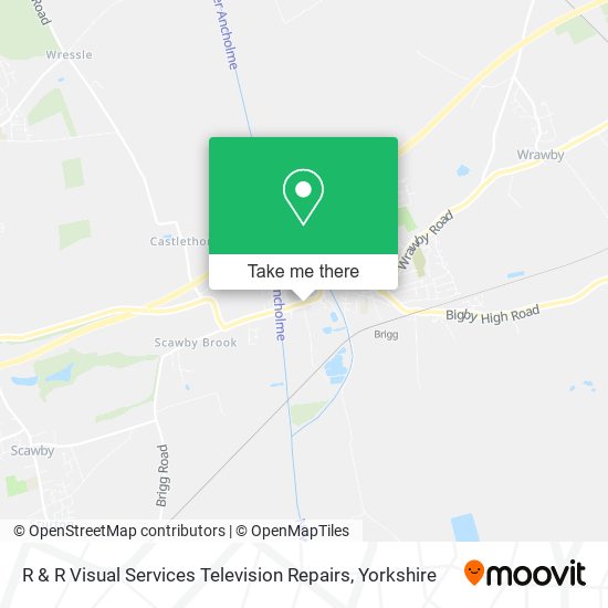 R & R Visual Services Television Repairs map