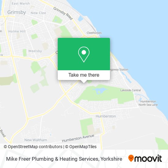 Mike Freer Plumbing & Heating Services map