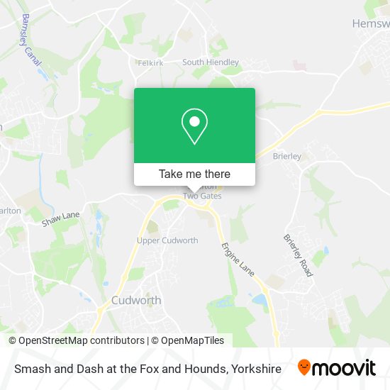 Smash and Dash at the Fox and Hounds map