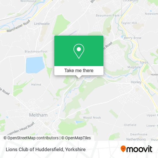 Lions Club of Huddersfield map