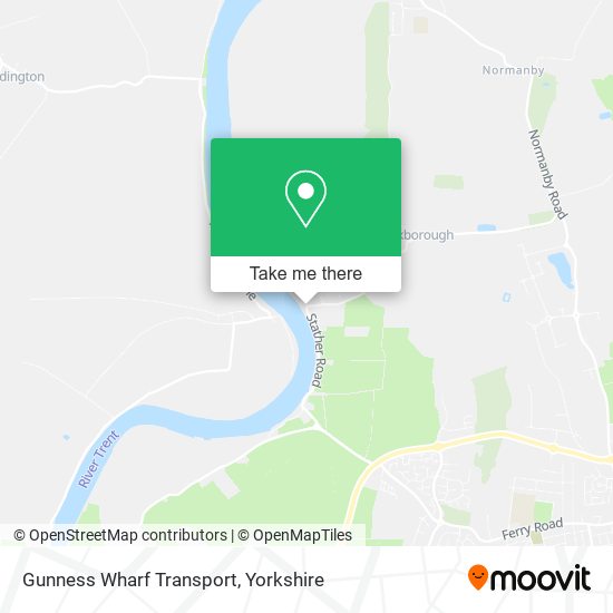 Gunness Wharf Transport map