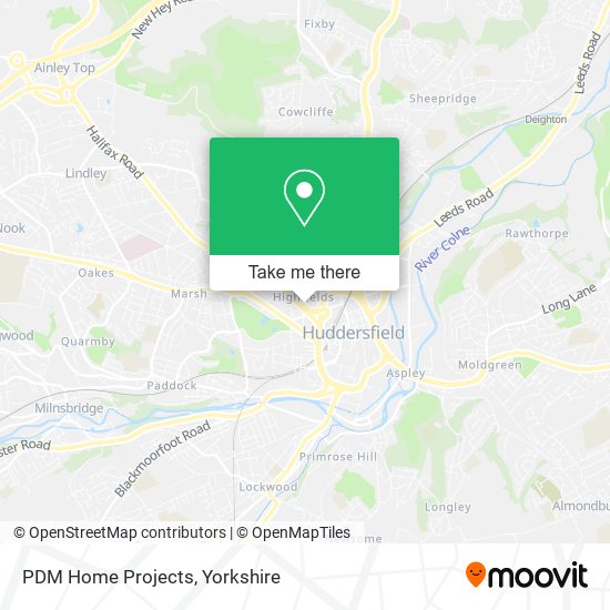 PDM Home Projects map