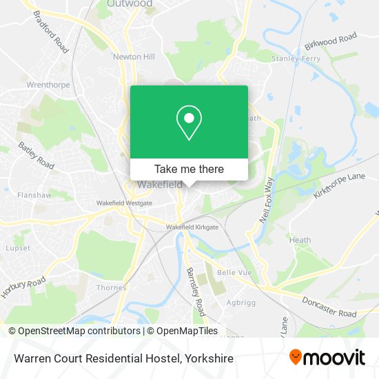 Warren Court Residential Hostel map