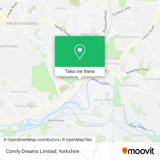 Comfy Dreams Limited map