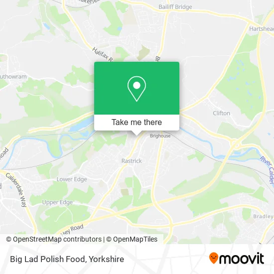 Big Lad Polish Food map