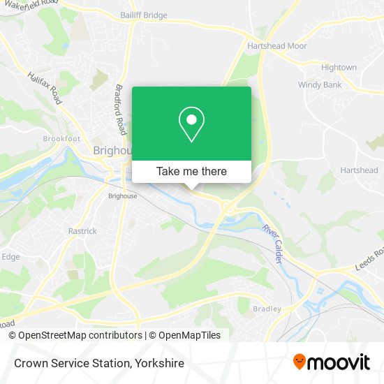 Crown Service Station map