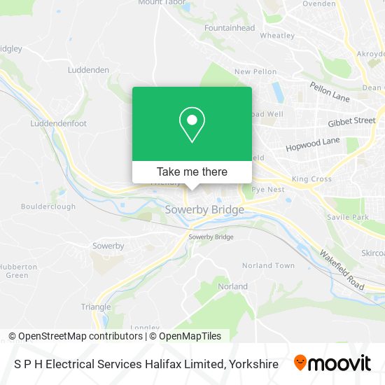 S P H Electrical Services Halifax Limited map