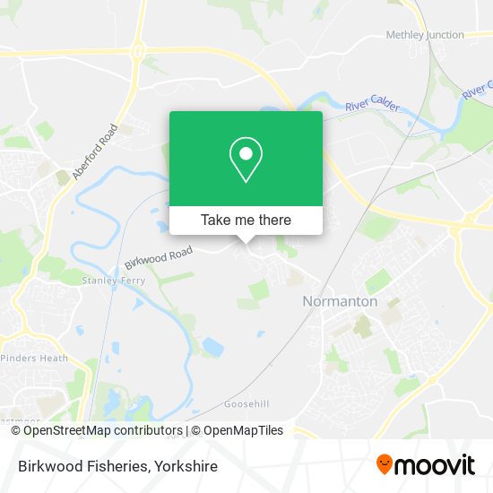 Birkwood Fisheries map