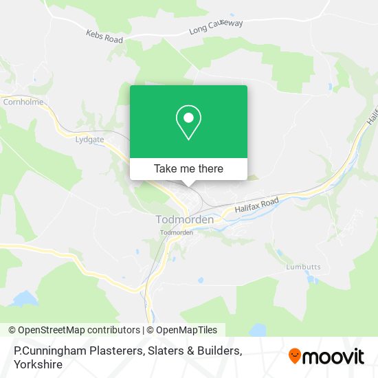 P.Cunningham Plasterers, Slaters & Builders map