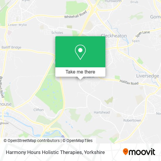 Harmony Hours Holistic Therapies map