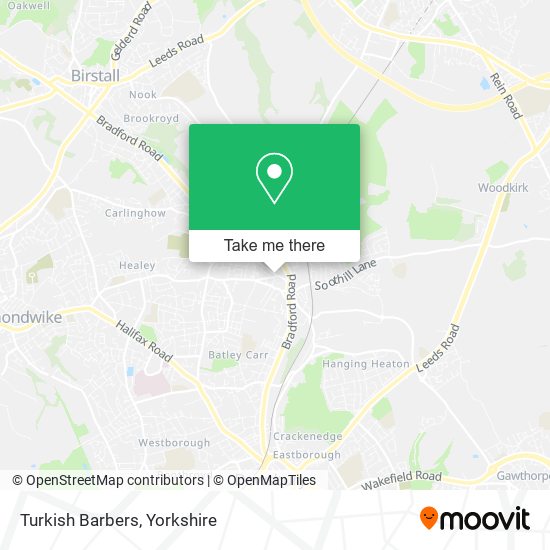 Turkish Barbers map
