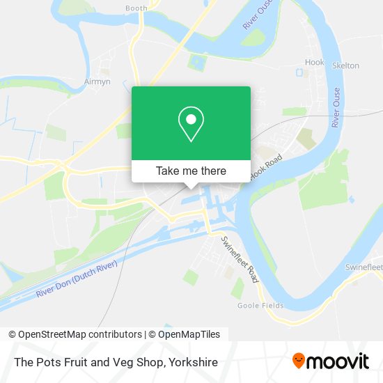 The Pots Fruit and Veg Shop map