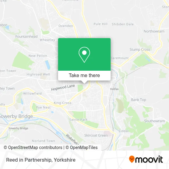 Reed in Partnership map