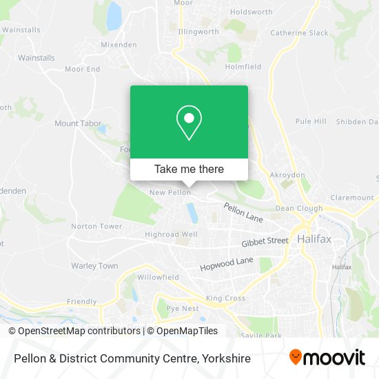 Pellon & District Community Centre map