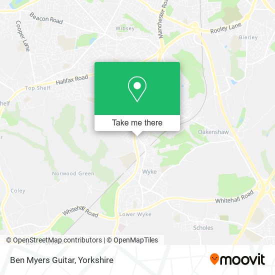 Ben Myers Guitar map