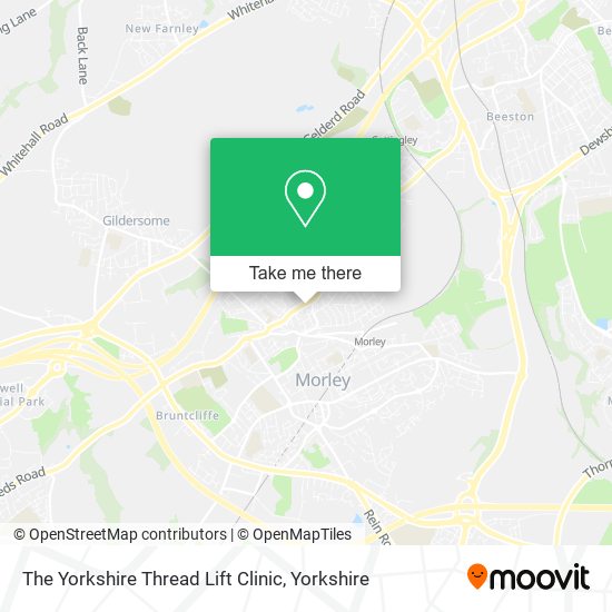 The Yorkshire Thread Lift Clinic map