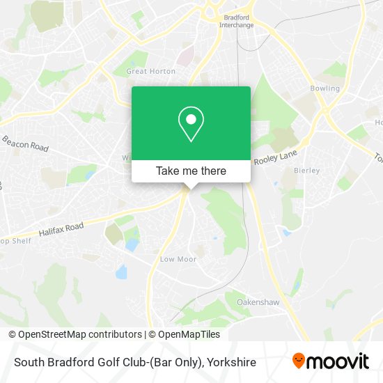 South Bradford Golf Club-(Bar Only) map