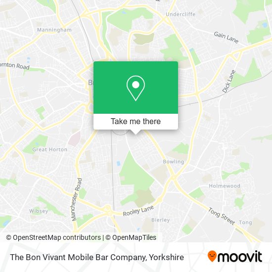The Bon Vivant Mobile Bar Company map