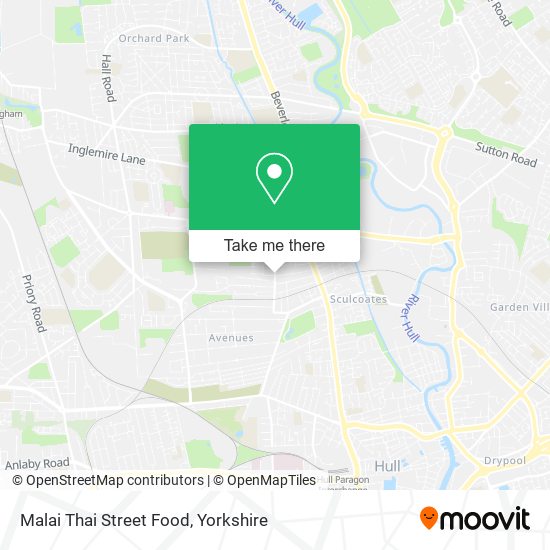 Malai Thai Street Food map