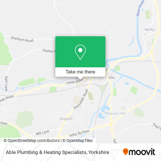 Able Plumbing & Heating Specialists map