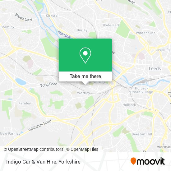 Indigo Car & Van Hire map