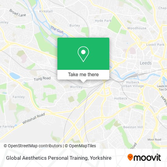 Global Aesthetics Personal Training map