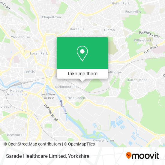 Sarade Healthcare Limited map