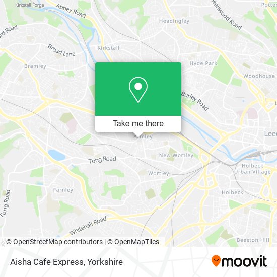 Aisha Cafe Express map