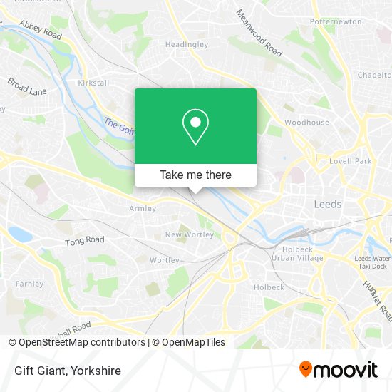 Gift Giant map