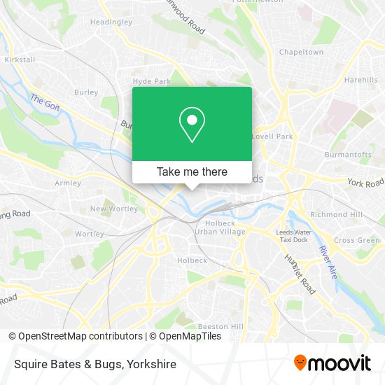 Squire Bates & Bugs map