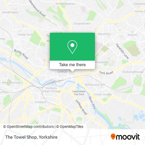 The Towel Shop map