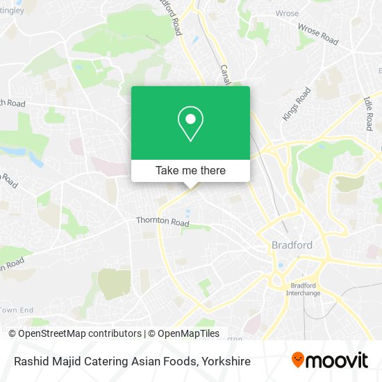 Rashid Majid Catering Asian Foods map