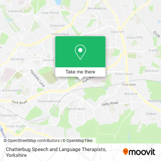 Chatterbug Speech and Language Therapists map