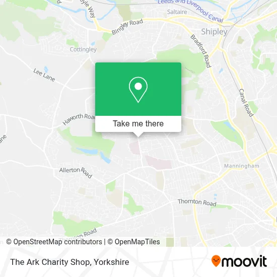 The Ark Charity Shop map
