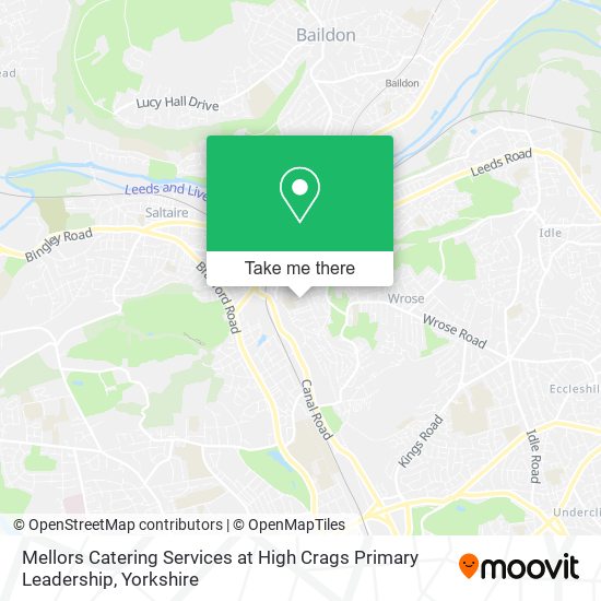 Mellors Catering Services at High Crags Primary Leadership map