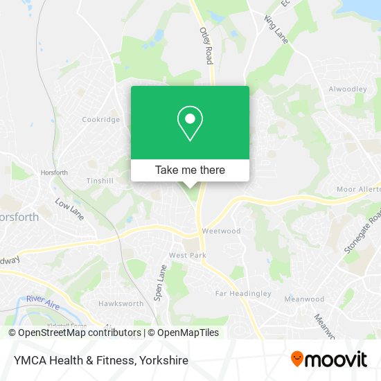 YMCA Health & Fitness map